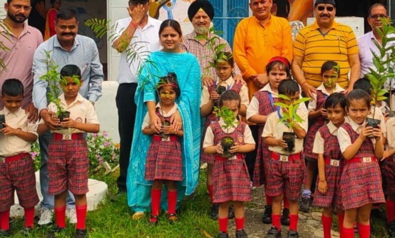 Ex serviceman planted sapling