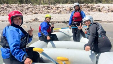 Women trained as White Water Rafting Guide