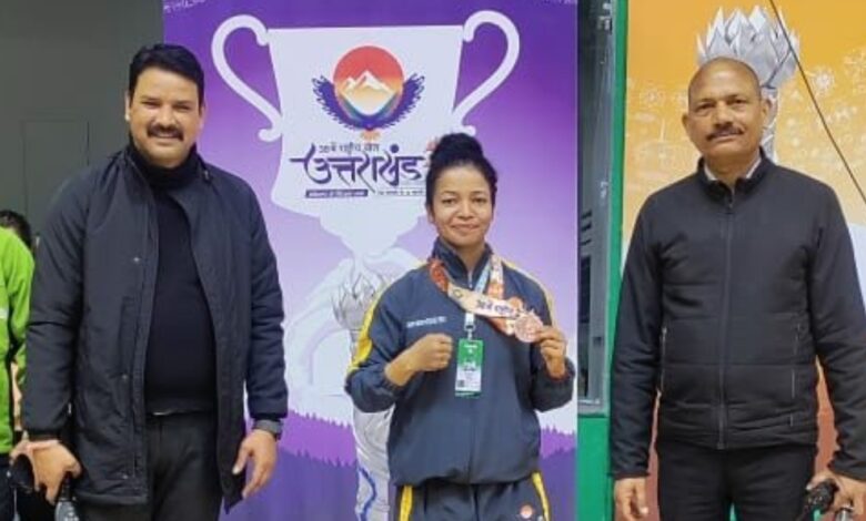 Uttarakhand's daughter Jyoti Verma won a medal in national games, wave of happiness