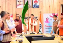 Chief Minister Pushkar Singh Dhami flag off four new heli services in Uttarkahand.