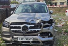 High speed Mercedes wreaks havoc in Dehradun, four workers killed, two injured