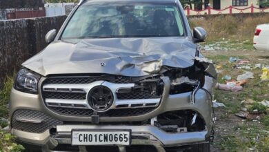 High speed Mercedes wreaks havoc in Dehradun, four workers killed, two injured