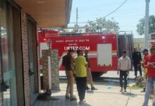 Fire broke in kitchen of Yatharth restaurant at Jollygrant,Dehradun.