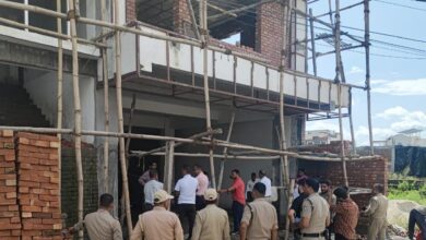 Mussoorie-Dehradun Development Authority sealed ten multistorey illegal construction in Rishieksh,