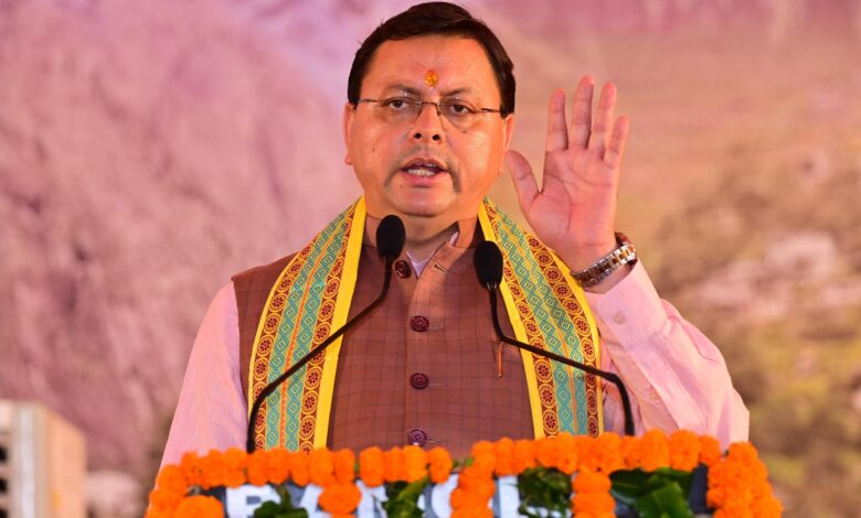 Chief Minister Pushkar Singh Dhami inaugrated 13 Adarsh Sanskrit Gram.