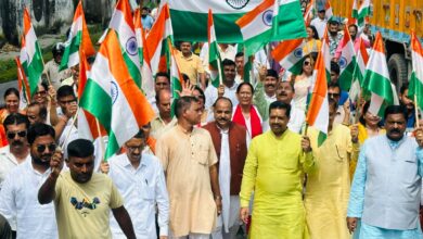 BJP organised Tiranga Yatra in Doiwala.