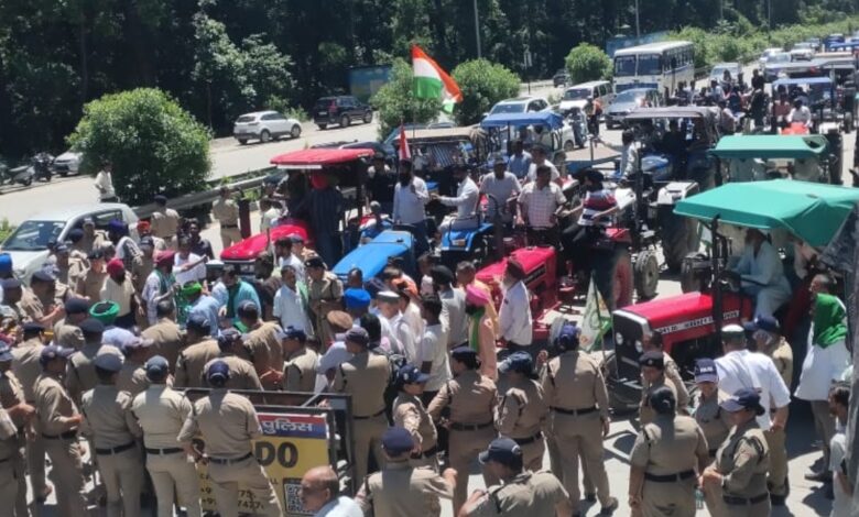 Bhartiya Kisan Union (Tikait Group ) organised tractor rally at Doiwala.