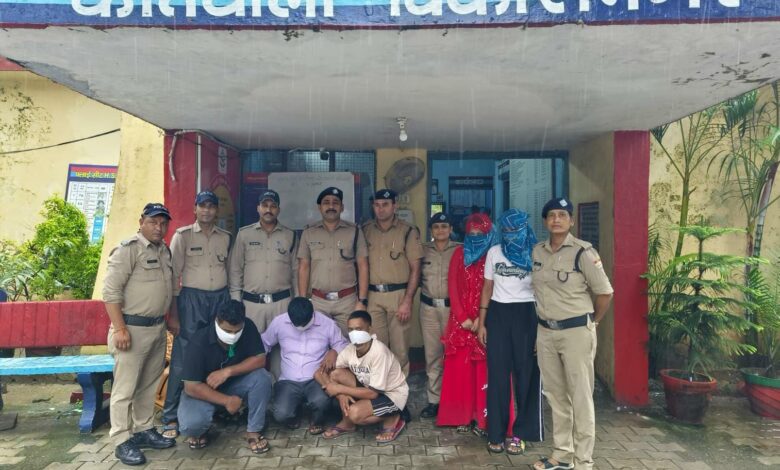 A joint team of AHTU and Police busted sex racket in Herbertpur of Dehradun.