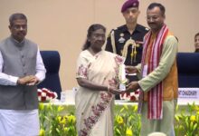 President Draupadi Murmu gave National Teachers Award (NTA-2025) to Dr Amit Kumar Dwivedi.