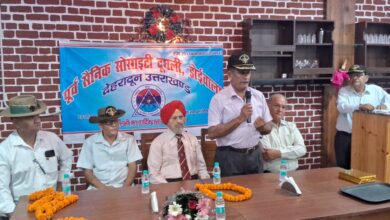 Ex Army Organisations demanded Army Rest House in Doiwala.