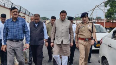 Chief Minister Pushkar Singh Dhami visited Jollygrant Airport in view of PM Narendra Modi visit tomorrow.