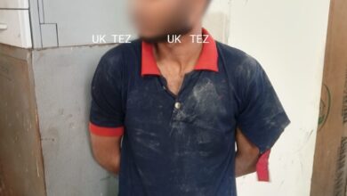 Thief caught red handed in Lachhiwala of Doiwala.