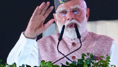 Prime Minister Narendra Modi at Silver Jubilee function of Foundation Day of Uttarakhand at Dehradun.