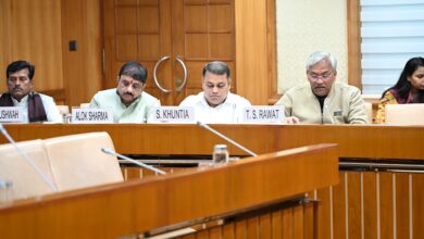 Parliamentarian Trivendra Singh Rawat participated in a meeting of Union Cabinet Minister,Bhupendra Yadav.