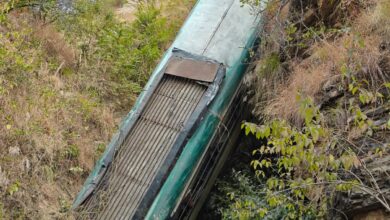 Seven died as bus felled in gorge in Vinayak area of Almora District of Uttarakhand.