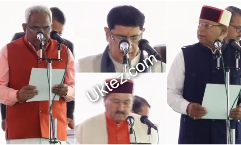 Dhami Government Expanded in Uttarakhand; New Ministers Appointed