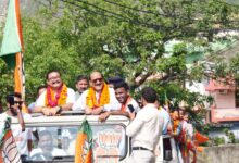 Narendranagar Municipal Election: Cabinet Minister Subodh Uniyal holds a grand roadshow on the final day of campaigning; massive crowds turn out.