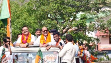 Narendranagar Municipal Election: Cabinet Minister Subodh Uniyal holds a grand roadshow on the final day of campaigning; massive crowds turn out.